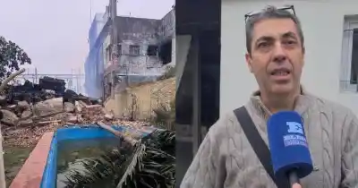 Explotó una subestación en Tolosa y una familia quedó sepultada bajo los escombros de su propio patio