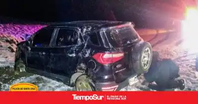 Un vuelco en plena nieve y el dato que sorprendió a los rescatistas