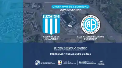 Octavos de la Copa Argentina: el impresionante operativo que desplegará San Luis para Racing y Belgrano