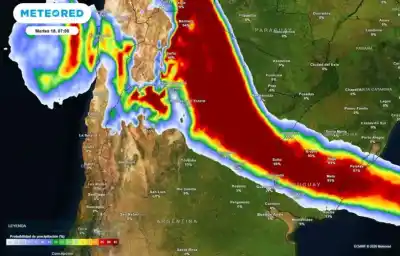 Alerta meteorológica: lluvias extremas y un drástico cambio de temperatura que preocupa al campo
