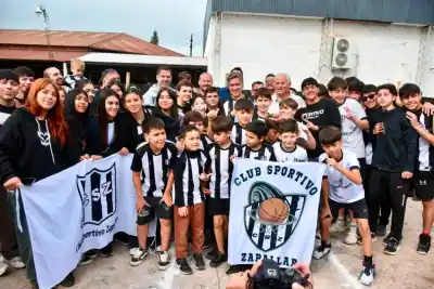 Zdero en General San Martín: las obras que transformarán dos clubes históricos y lo que dijo sobre el deporte