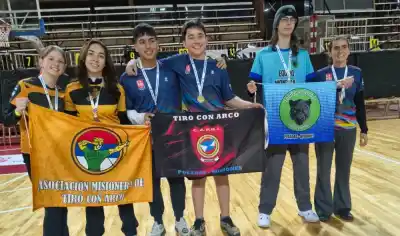 Tiro con arco: otra cosecha dorada para Misiones en la final nacional