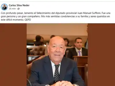Fallece un histórico diputado santiagueño: el mensaje de despedida del vicegobernador