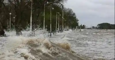 El Río de la Plata amenaza Quilmes: alerta oficial por una crecida que ya preocupa