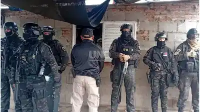 Once allanamientos en Frontera: cuatro detenidos y un arma secuestrada