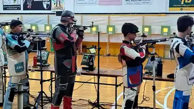 El Tiro Federal de San Juan brilló en el Nacional de Armas de Aire: un campeón y varios podios
