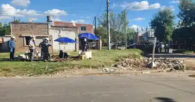 Alerta en el oeste: Una máquina destapó una fuga de gas que puso en vilo a todo un barrio