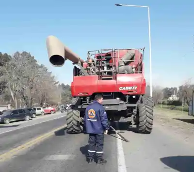 Vieja Ruta 38: “Sufrió un problema mecánico y obstaculizó la calzada