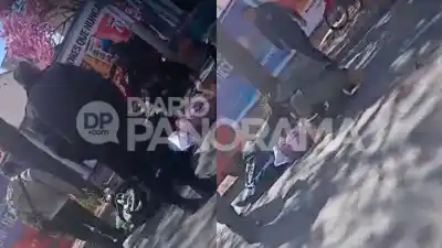 Choque en Av. Belgrano y Saavedra: una mujer en moto terminó herida y tirada en el asfalto
