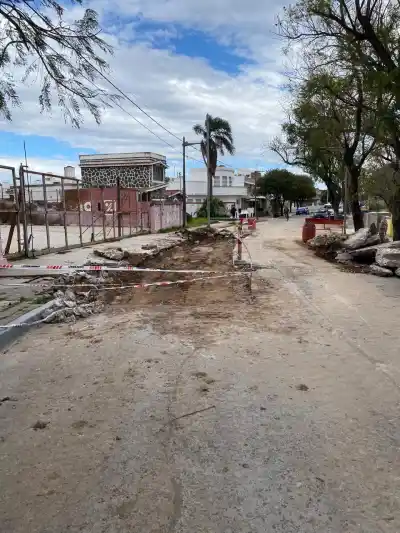 Bell Ville: avanzan las obras en calle Tucumán y el tránsito ya sufre restricciones