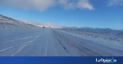 Alerta en Santa Cruz: cortan un tramo de la Ruta 40 por el deshielo