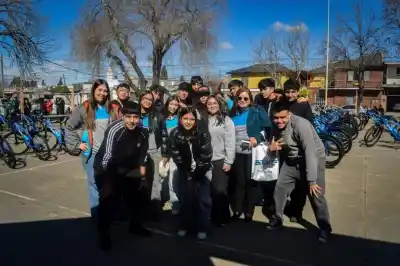 El Plan TuBi sumó 114 bicicletas para estudiantes de Villa Mercedes: "Les da independencia"