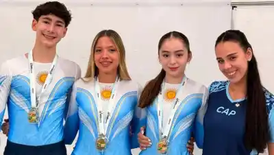 Histórica consagración: los patinadores de Italia Unida que brillaron en Brasil