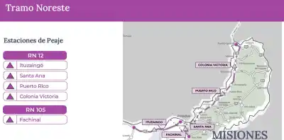 Un nuevo peaje en Misiones: cómo cambiará viajar por la ruta 12