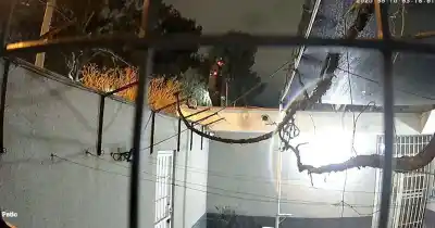 Nuevo intento de robo en Godoy Cruz: los captaron caminando por los techos