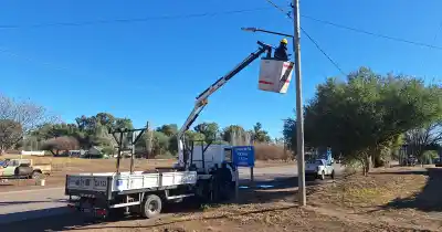 San Rafael avanza con el recambio de luces LED en Monte Comán y ya piensa en La Nora