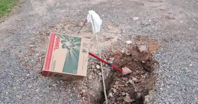 El misterioso hueco que tiene a los vecinos de 27 y 415 al borde del volante
