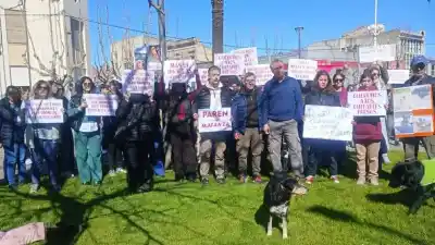 Envenenamiento de animales en Bolívar: la nueva marcha que dejó un reclamo en la puerta de la Fiscalía