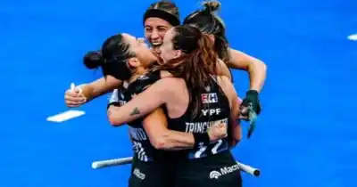 El gol de la platense Majo Granatto que metió a Las Leonas en cuartos del Mundial