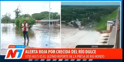 Alerta en Las Termas: El Río Dulce se desborda y amenaza barrios enteros