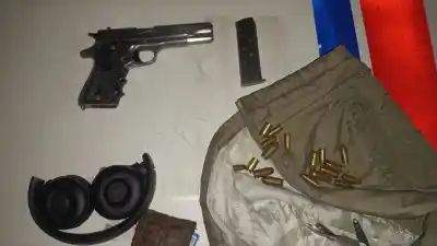 Caminaba armado por Caucete y terminó tras las rejas: la insólita excusa de su acompañante