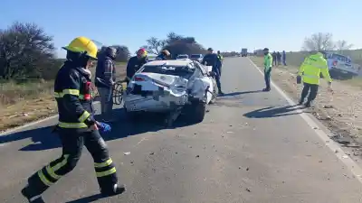 Impactante choque múltiple en la Ruta 35: cuatro vehículos y un detalle que sorprendió a todos