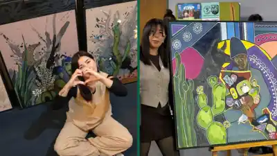 El arte de Catamarca conquista el Congreso: Abigail Albornoz donó una obra clave