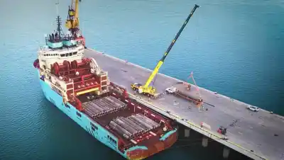 El primer cargamento submarino del VMOS ya navega rumbo a Punta Colorada: ¿qué transporta?