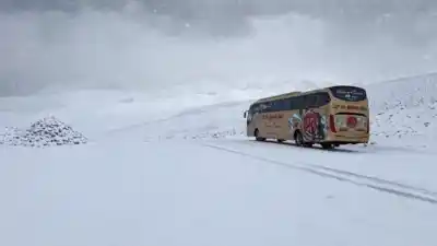 Alerta en Catamarca: piden no circular por la Cuesta de Randolfo por hielo y nevadas