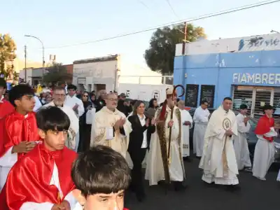 Fieles celebraron a San Roque y el Gobierno provincial no quiso estar ausente