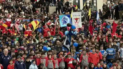 Más de 7.000 pequeños jugadores desbordaron el Monumento a la Bandera
