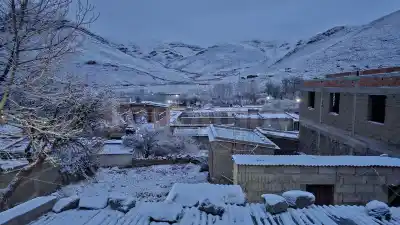 El pueblo jujeño que amaneció bajo la nieve y sorprendió a todos