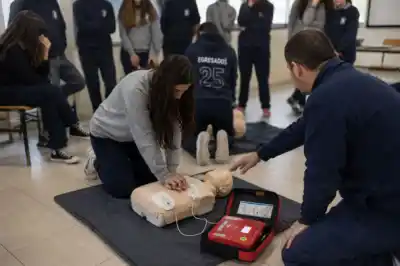 Escuelas de Roca: la oportunidad de aprender RCP y ganar un desfibrilador