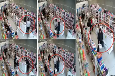 Robo coordinado en una distribuidora: la maniobra de las dos mujeres que quedó filmada