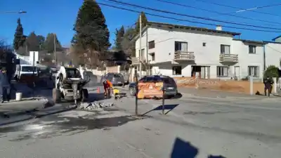 Obras en pleno centro: así avanzan los trabajos en 9 de Julio y Mitre