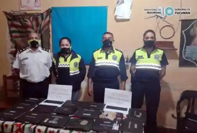 Robaron en la Escuela 121 de León Rouges y recuperaron las netbooks