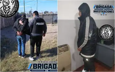 Dos detenidos en San Juan: los acusan de al menos cuatro robos y ya tienen antecedentes