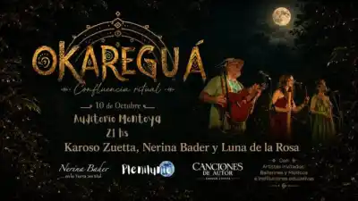 Okareguá – Confluencia Ritual: la noche que Misiones celebra su identidad en el Auditorio Montoya