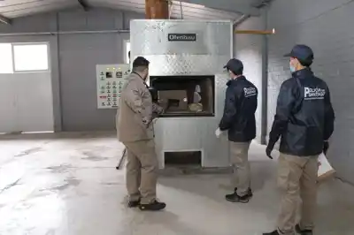 Incineraron droga secuestrada en causas judiciales: qué autoridades estuvieron presentes