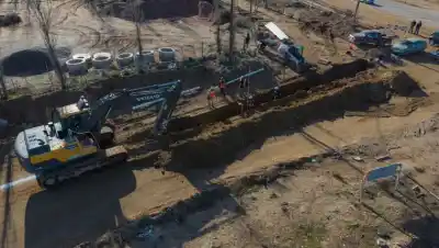 El barrio Norte de Plaza Huincul se acerca al servicio cloacal: 240 familias en la mira