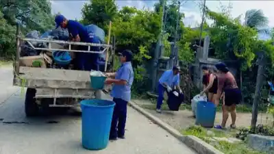 Barrio Maythe: comienza un operativo de limpieza y descacharreo que durará dos semanas
