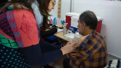 La Facultad de Filosofía se convirtió en un centro de vacunación y esto fue lo que pasó