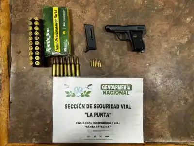 Tres operativos de Gendarmería en rutas del interior: armas, municiones y droga secuestradas