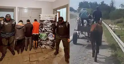 Escaparon a caballo, los persiguieron y terminaron detenidos: qué les encontraron