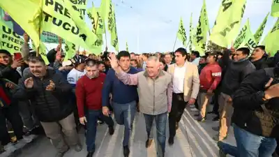 El acceso a Alberdi renace tras 14 años: Jaldo supervisó la rotonda que cambiará el ingreso a la ciudad
