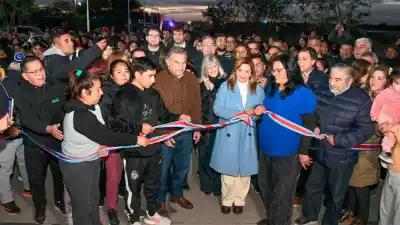 Inauguraron 58 cuadras de pavimento y 2.200 metros de iluminación Led: los barrios beneficiados