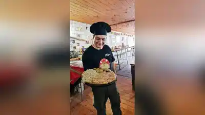 El cocinero fueguino que llevará agua del Canal Beagle al Mundial de la Pizza