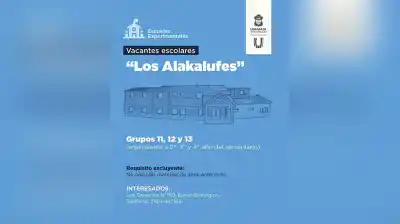 Oportunidad educativa en Ushuaia: la Escuela Experimental 'Los Alakalufes' tiene vacantes para secundaria