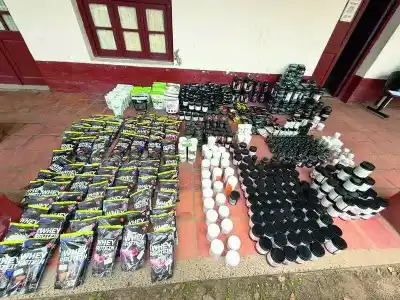 Descubren un cargamento millonario de suplementos que iba a cruzar a Paraguay por un paso ilegal