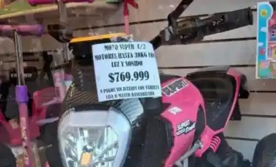 Compraron una moto eléctrica para el Día del Niño y se la robaron en segundos